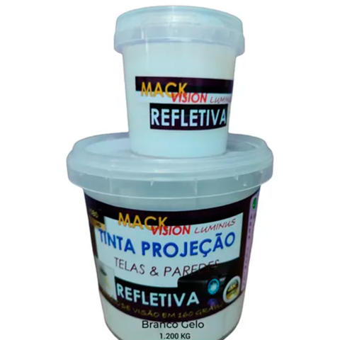 Tinta Refletiva Para Projeção (Branco Gelo Refletiva) - comprar online